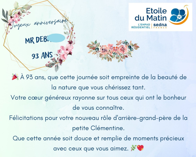actualité EHPAD SEDNA