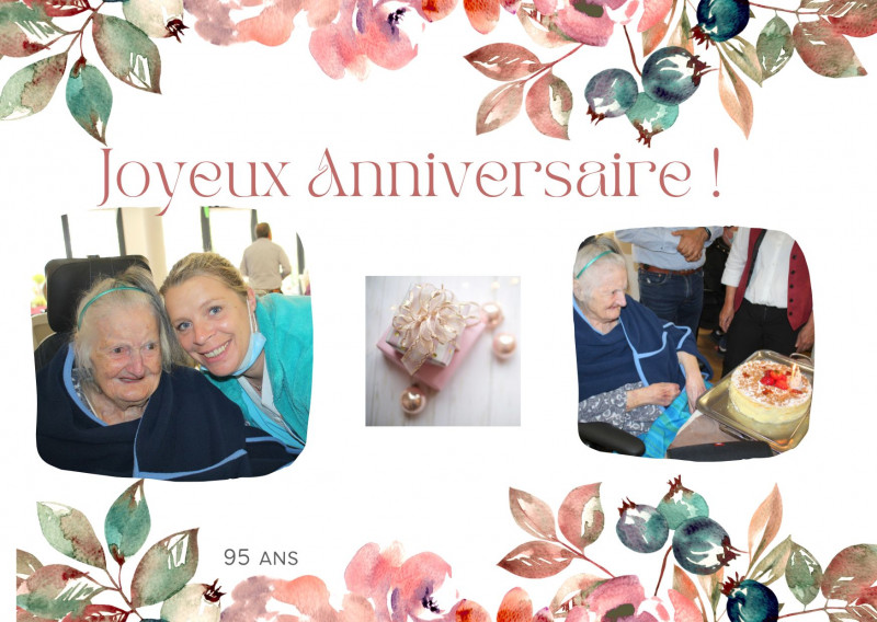 UN BEL ANNIVERSAIRE à Mme L