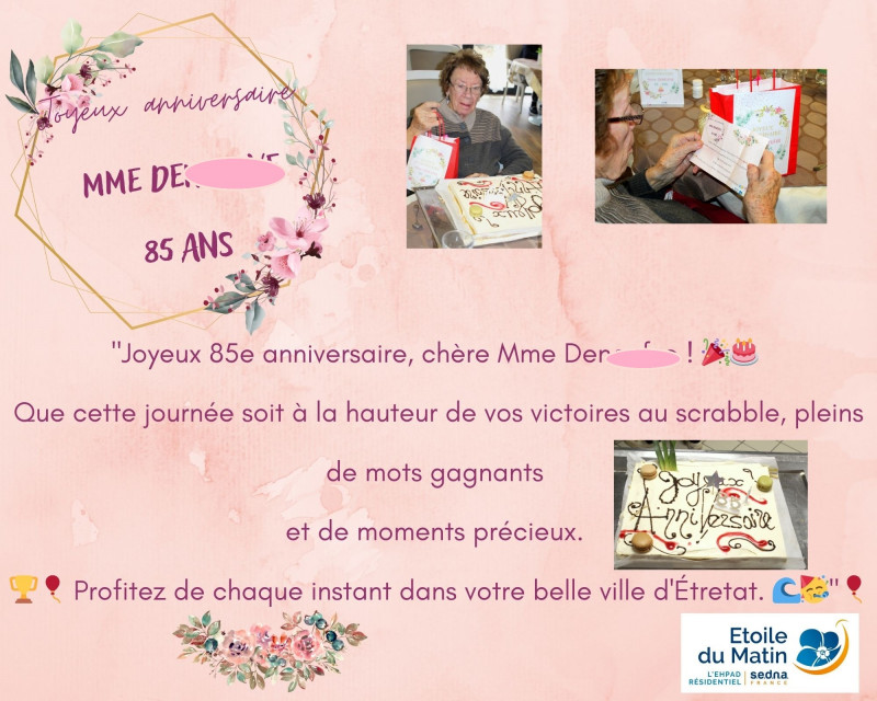 actualité EHPAD SEDNA