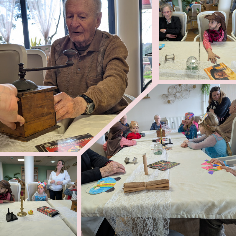 Une joyeuse rencontre intergénérationnelle pour le carnaval