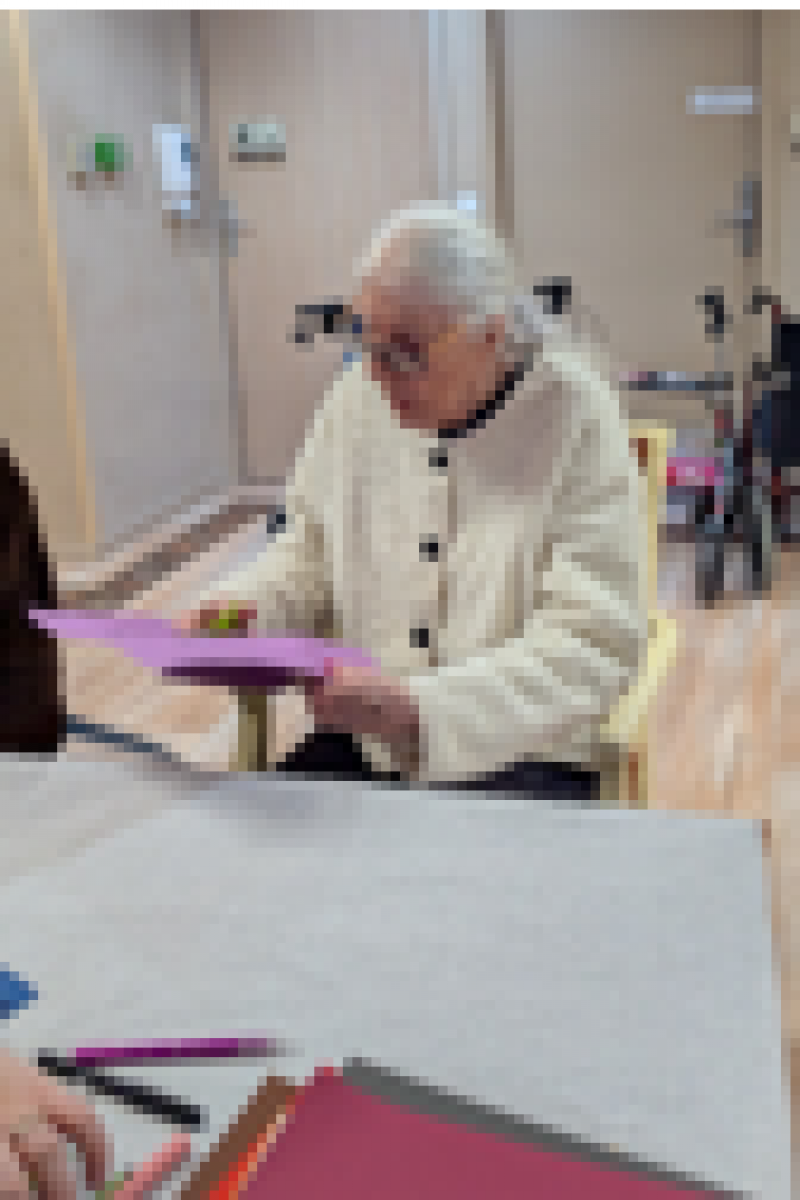 ANIMATION À L'UNITÉ PROTÉGÉE EN JANVIER🎨 Art-thérapie : la magie des couleurs