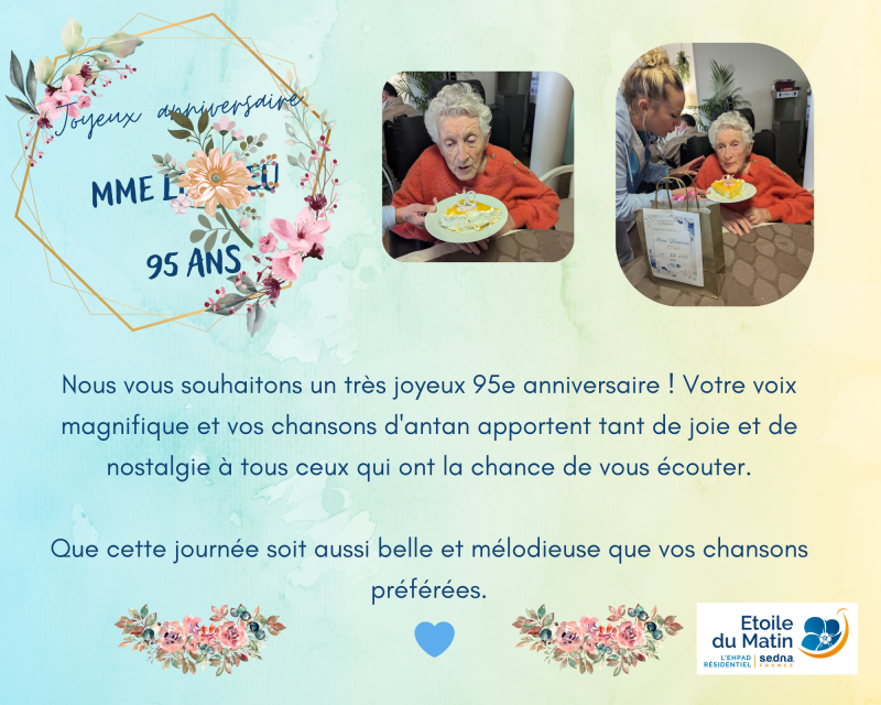 LES ANNIVERSAIRES de SEPTEMBRE