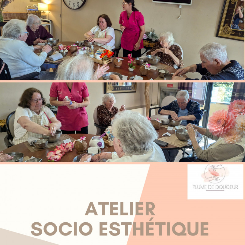 Un parfum des îles s’invite à l’atelier socio-esthétique !